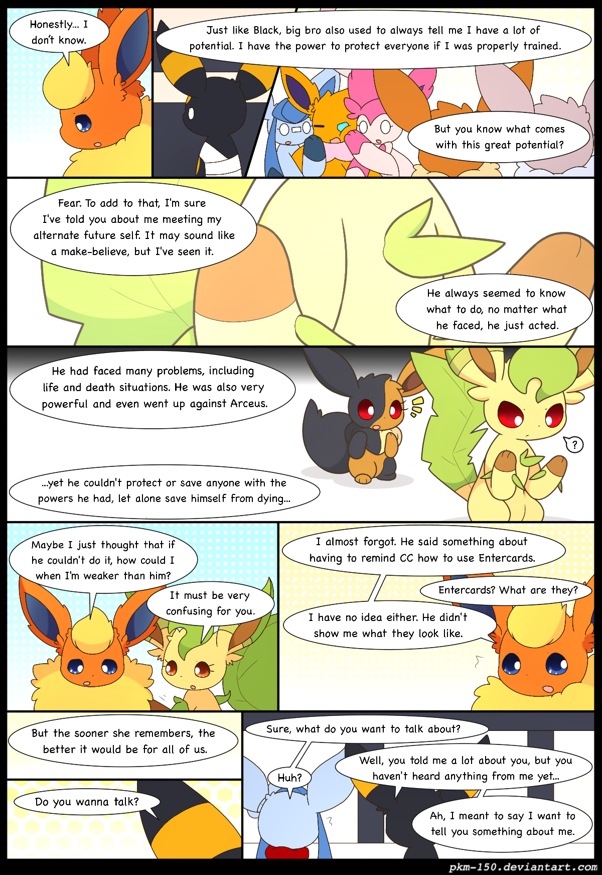 Es Special Chapter Page Eeveelution Squad Comic Fury Comic Fury Webcomic Hosting