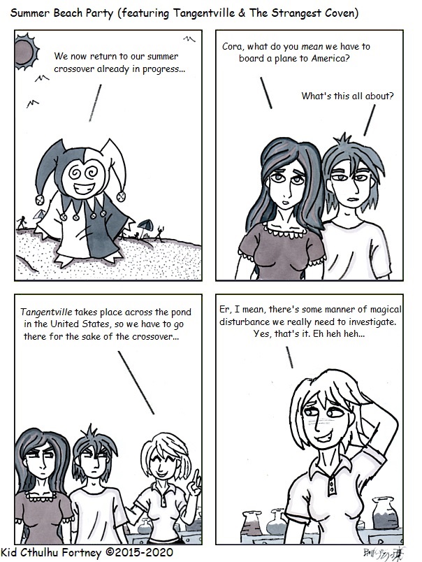 Kidcthulhu Doing the Strangest Coven by Jc Webcomics Page 1
