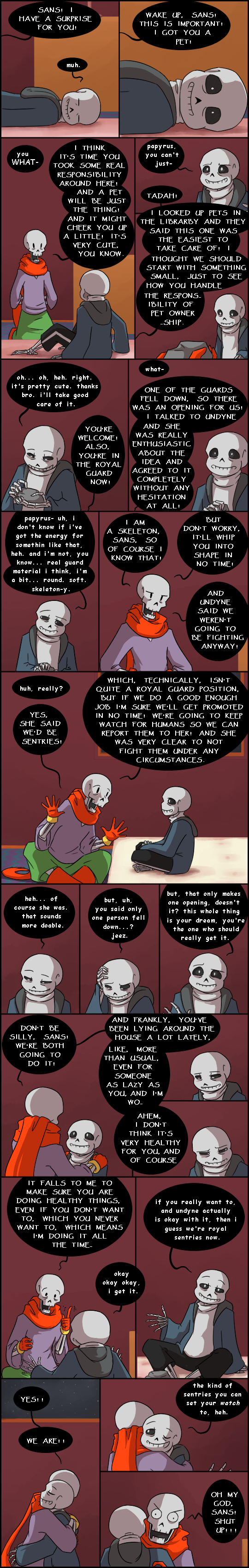 undertale sans and papyrus bad dream