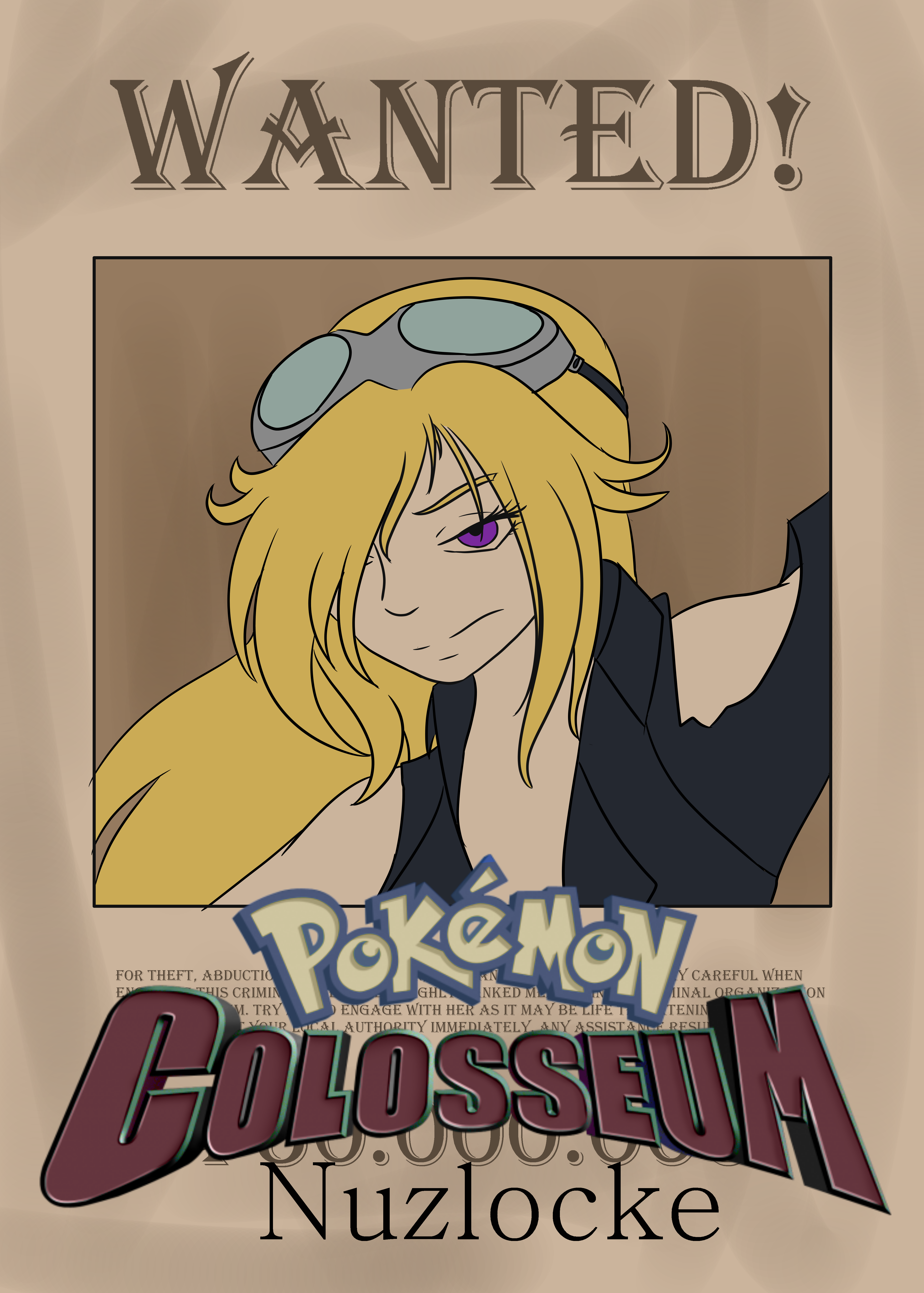 Wanted! - Pokémon Colosseum Nuzlocke - Cover Page