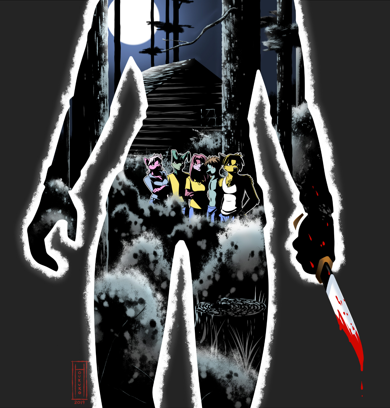 Anthro Friday the 13th cover