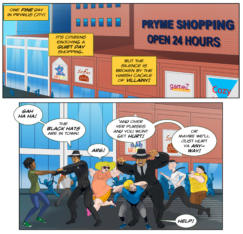 HOTWAB Issue 10 - 'Savage Shopping' Page 1