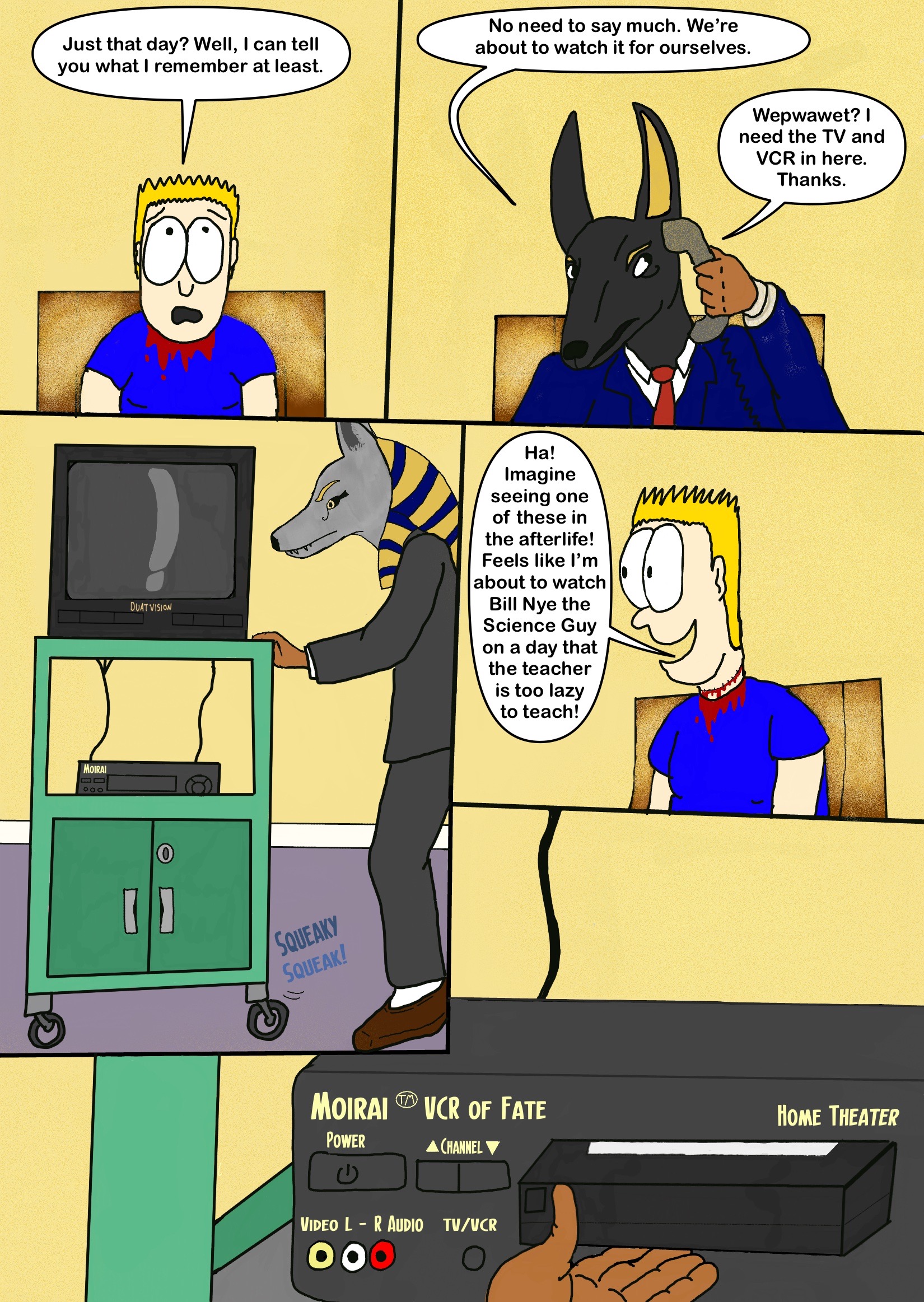 Anubis’ Office | Alcatraz High School | Comic Fury - Comic Fury ...