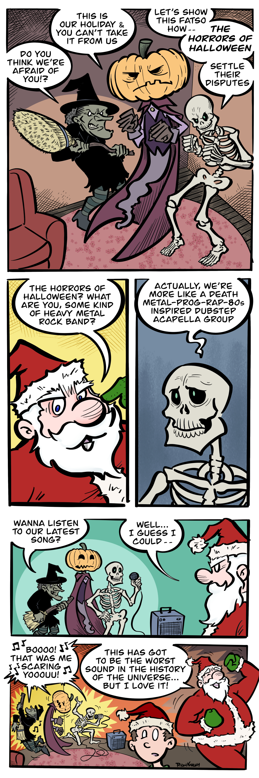 Santa Claus vs the Horrors of Halloween