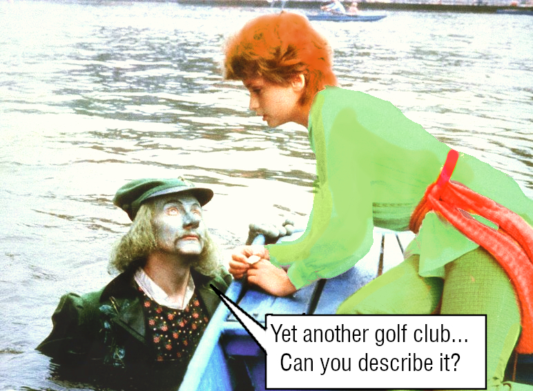 Retrieving the Golf Club (by Stilldown)