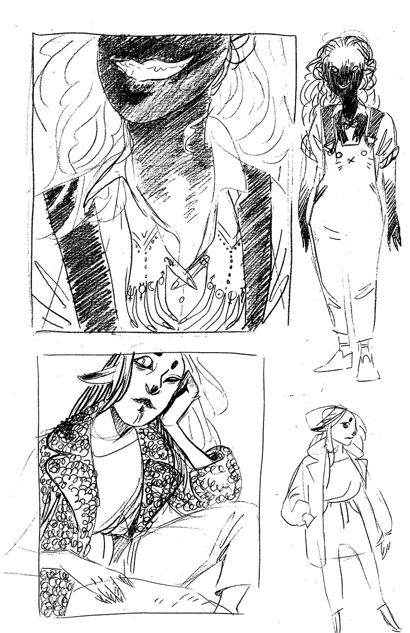 Interlude: some fashion sketches