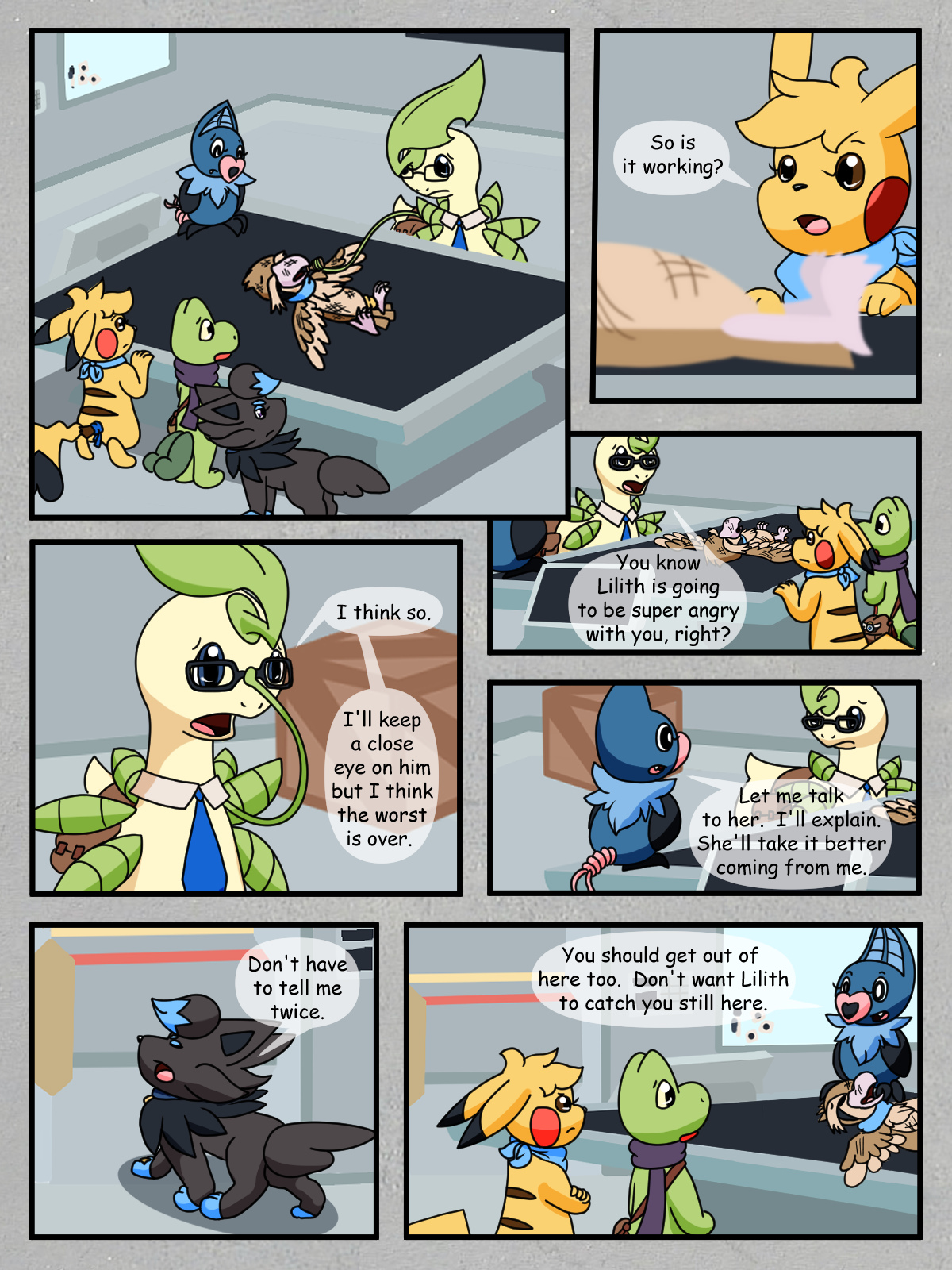 PmD Kol 110 | Pokemon Mystery Dungeon: Keepers of Light | Comic Fury ...