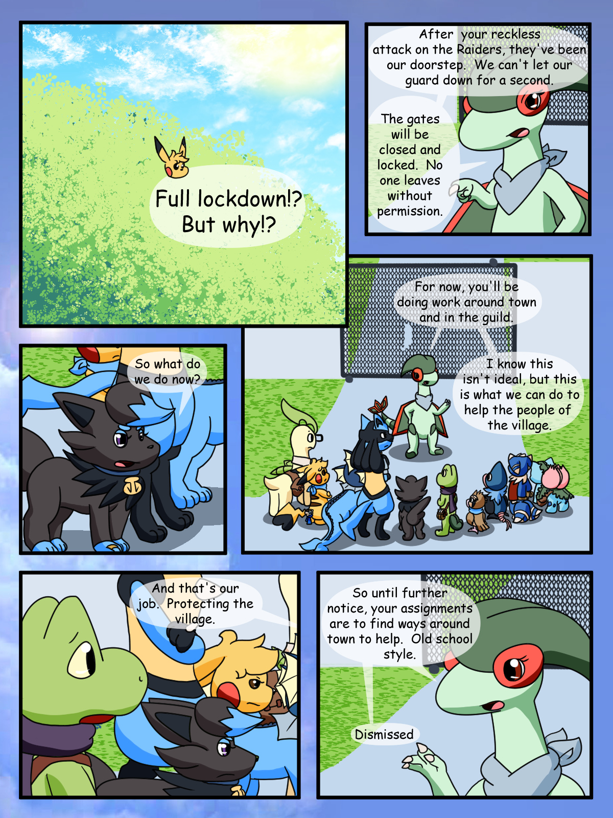 PmD Kol 110 | Pokemon Mystery Dungeon: Keepers of Light | Comic Fury ...