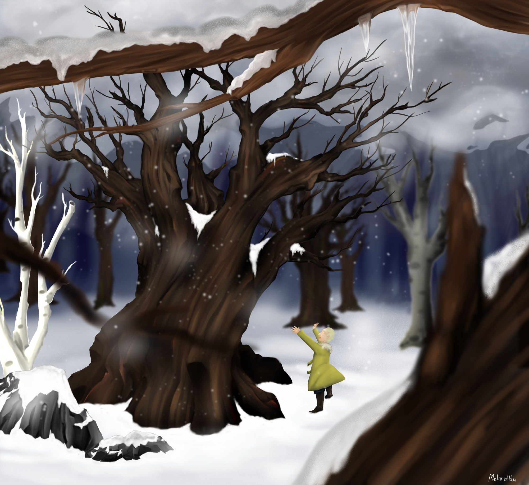 Lechy and the Oak Art by Melaredblu And Story by Vas