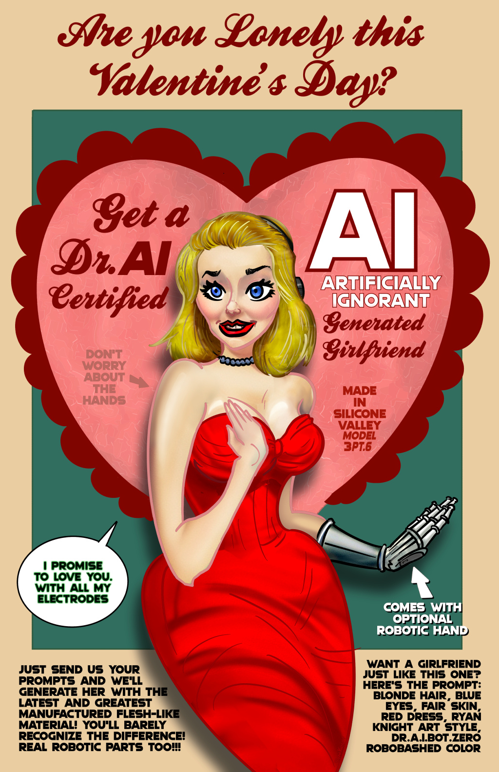 Get a Dr.A.I. Certified Artificially Ignorant Generated Girlfriend Today!