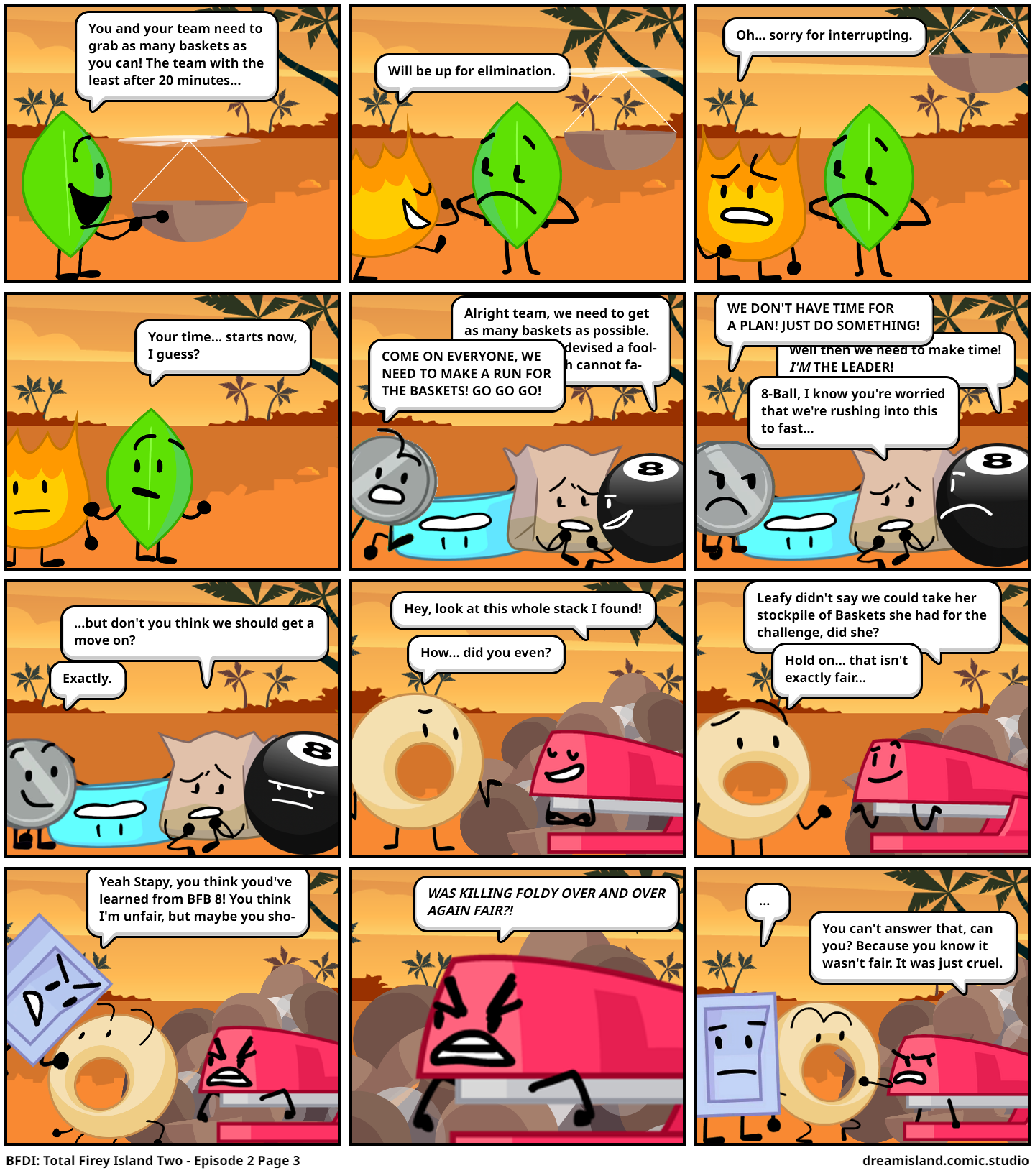 Episode 2 Page 2 | Total Firey Island Two | Comic Fury - Comic Fury ...