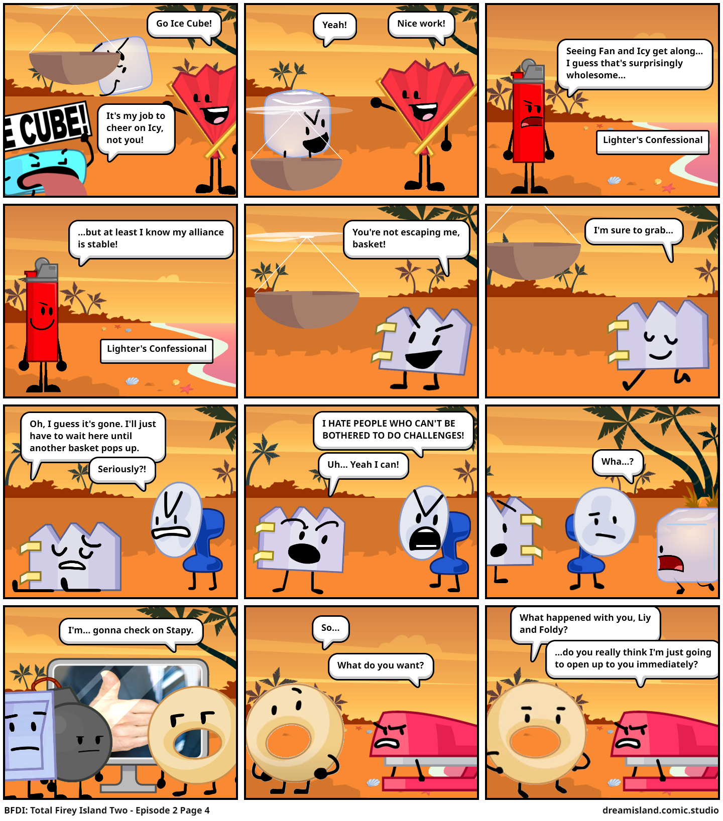 Episode 2 Page 1 | Total Firey Island Two | Comic Fury - Comic Fury ...