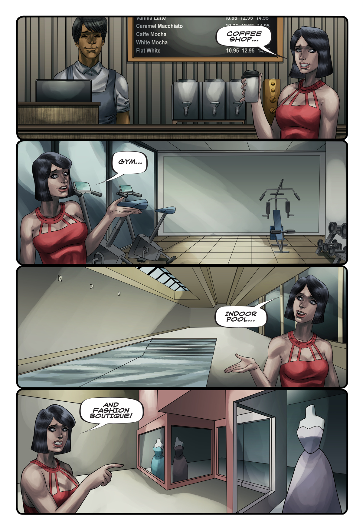 Girls Night Out - Prologue Page 6: Introducing Even More Feature Attractions