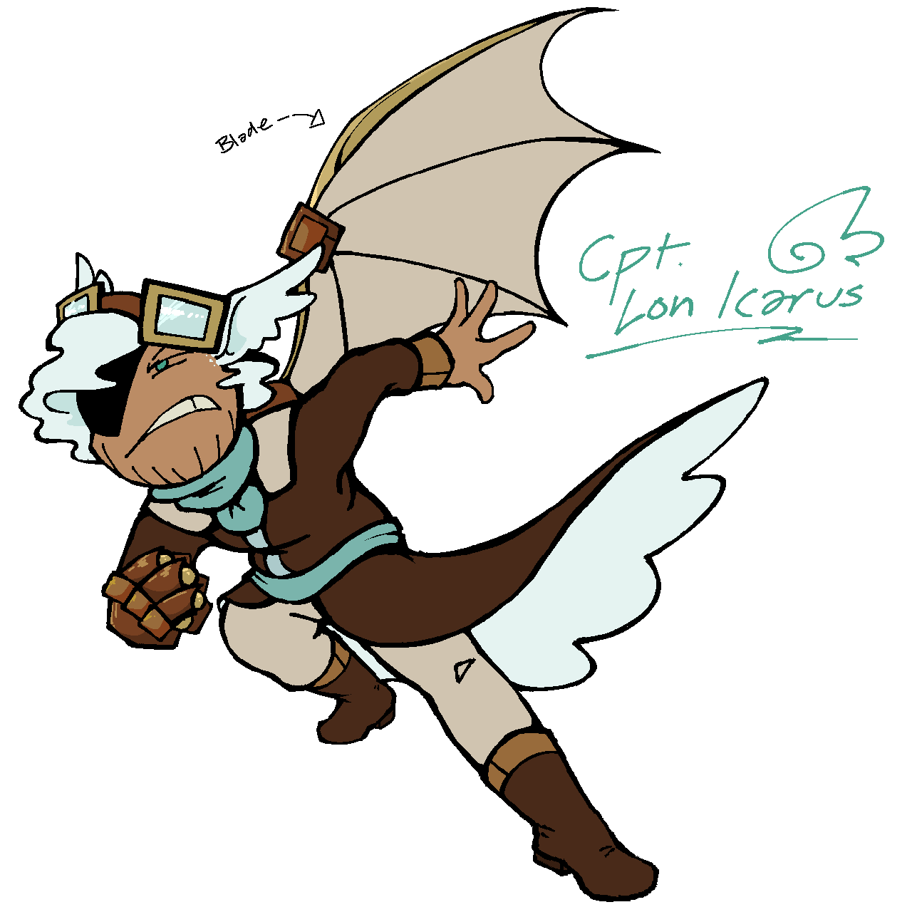 Day 15: Cpt. Lon Icarus | 30 Days of Characters XII | Comic Fury ...