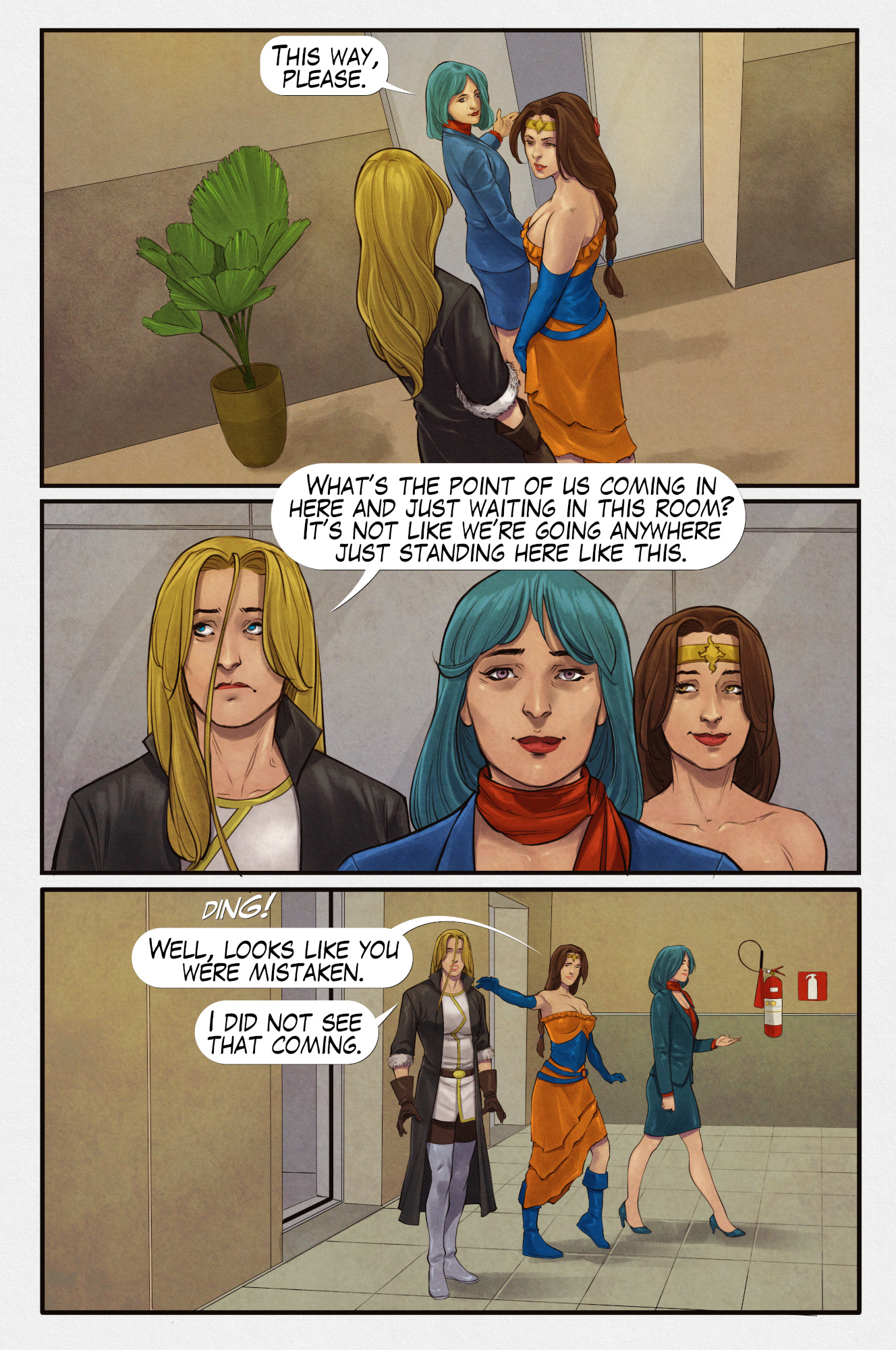 Girls Night Out - Prologue Page 13: An Uplifting Experience