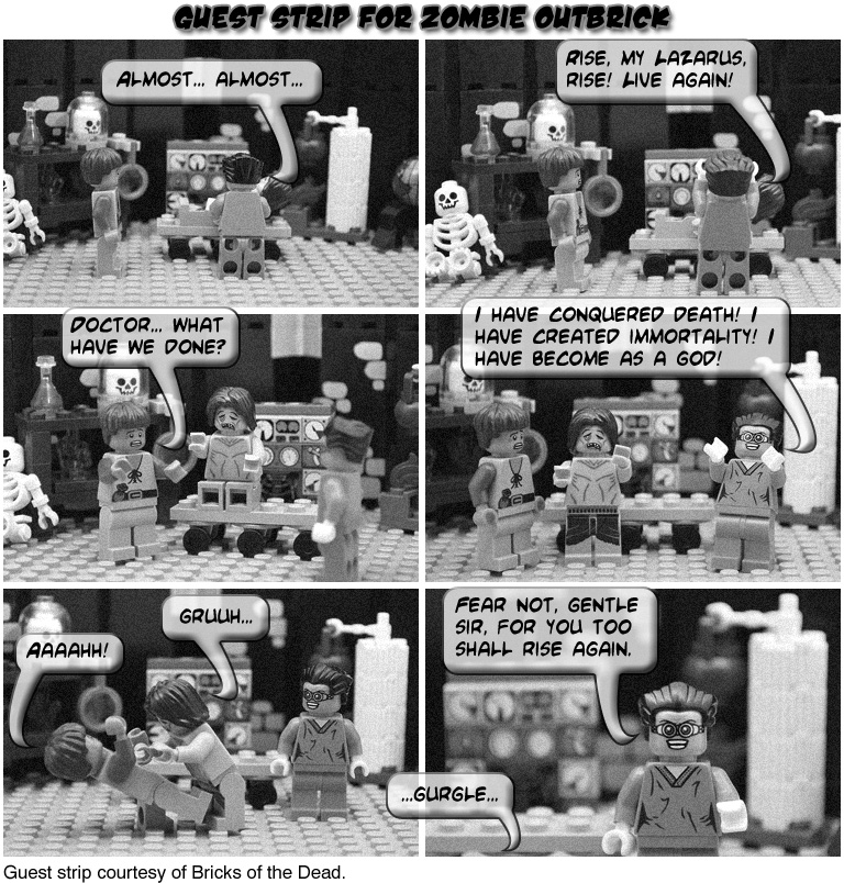 Guest Strip from Bricks of the Dead