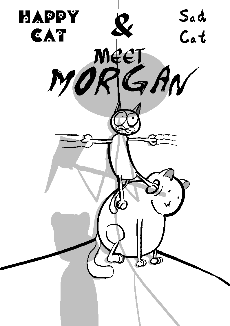 Happy Cat & Sad Cat Meet Morgan
