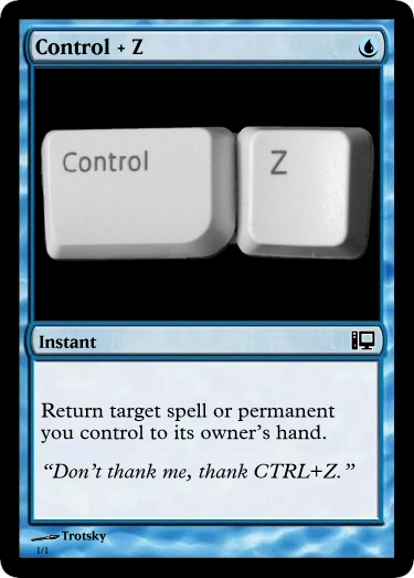 Control + Z