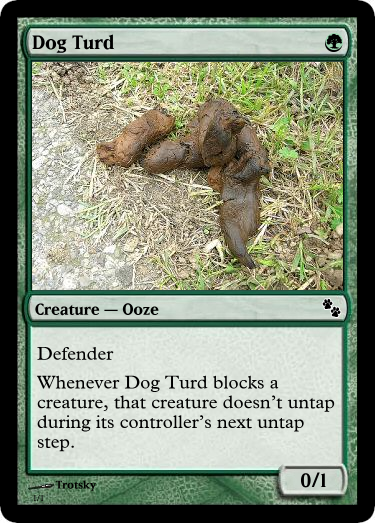 Dog turd