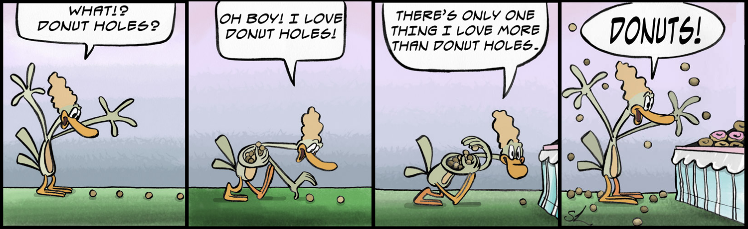 In Which Francis Discovers a Trail of Doughnut Holes