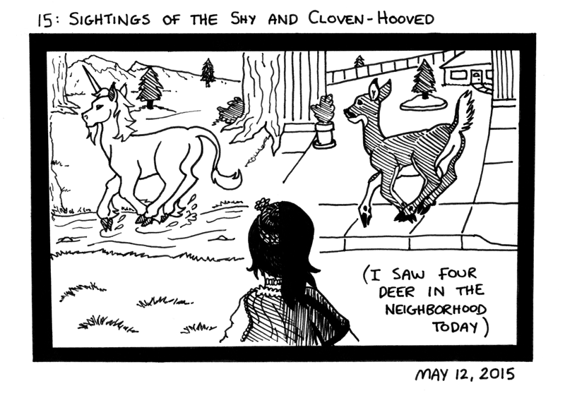 Sightings of the Shy and Cloven-Hooved