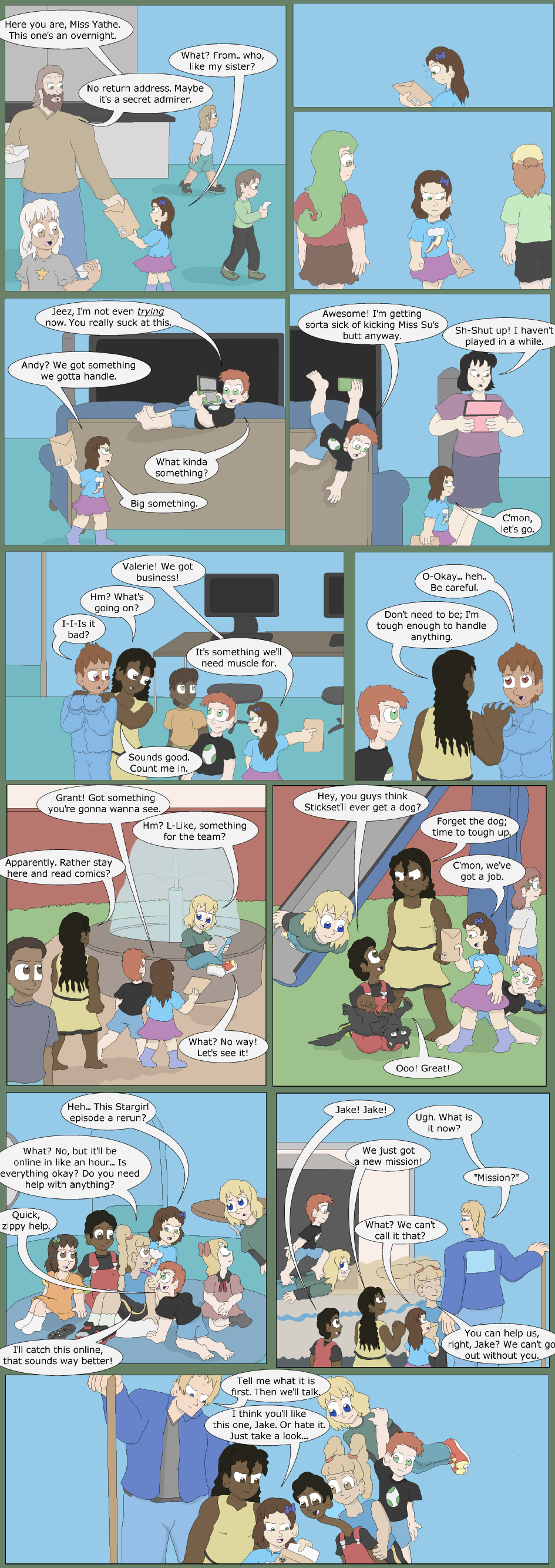 Blue vs. Green, Page 4