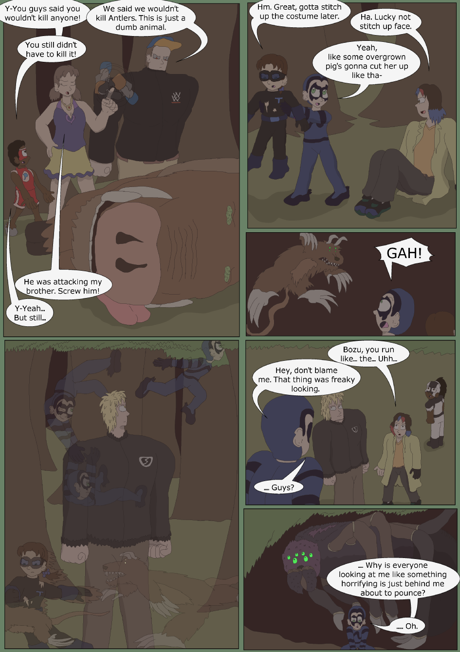 Blue vs. Green, Page 18