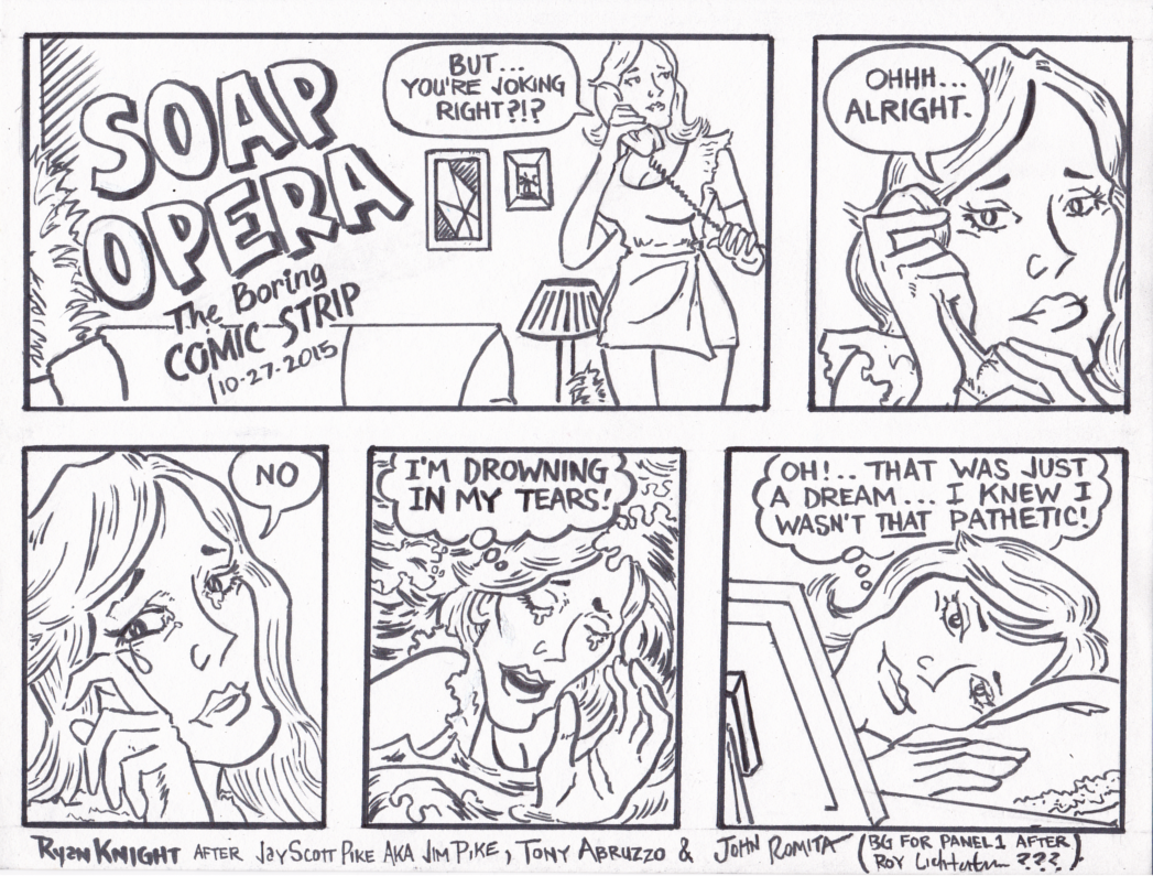 Soap Opera: The Boring Comic Strip 10-27-2015