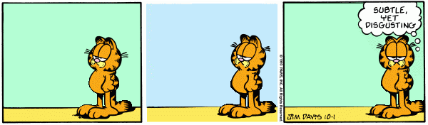 What Garfield Thinks of this Webcomic Tribute.